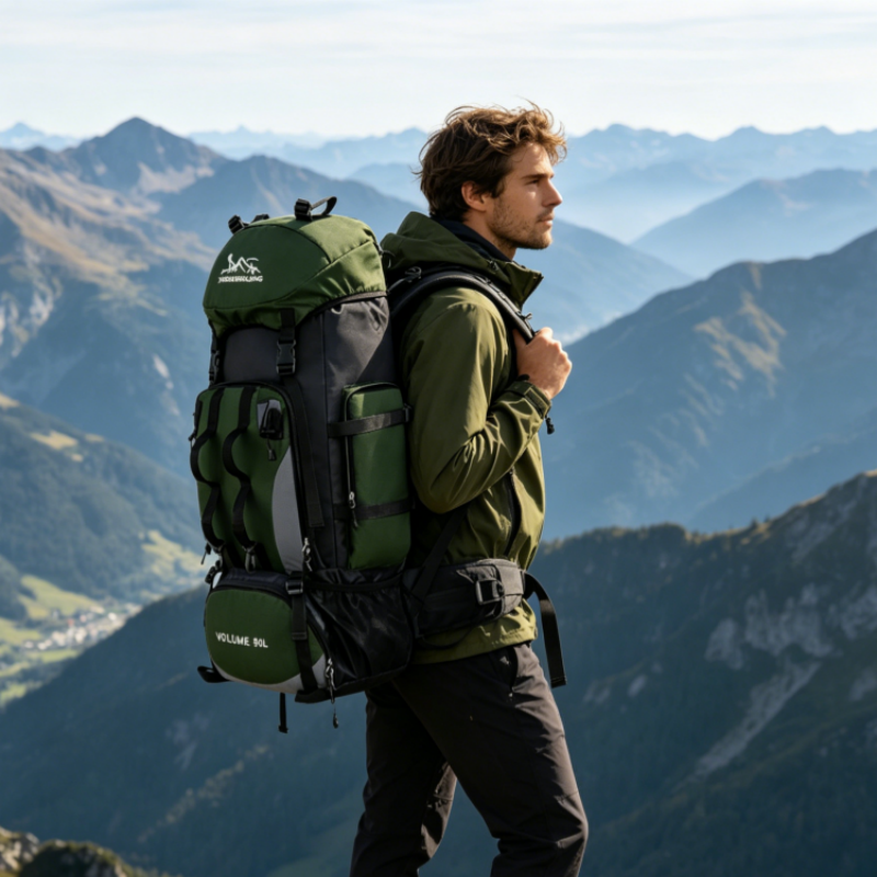 90-liter waterproof hiking bac - Urban Backpack Tactical ulasan dan harga