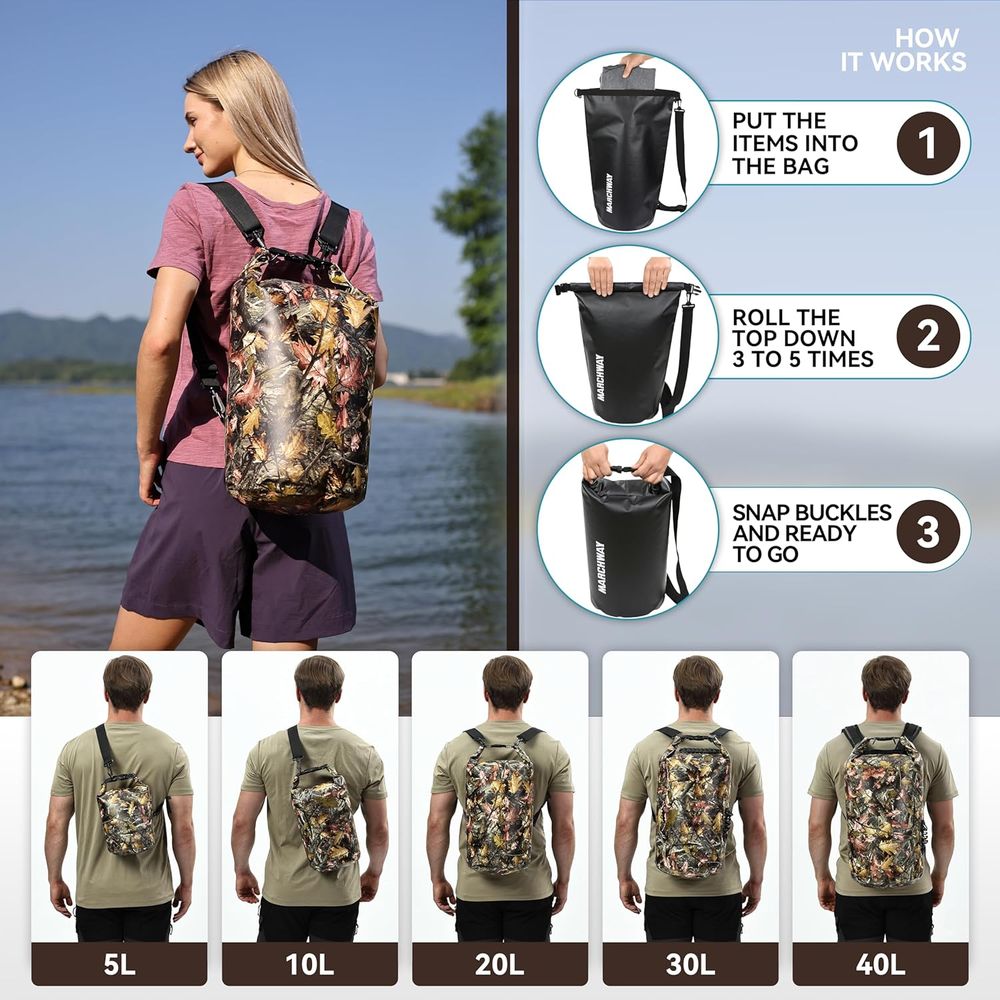 Floating Waterproof Dry Bag Ba - Hiking Backpack Waterproof ulasan dan harga