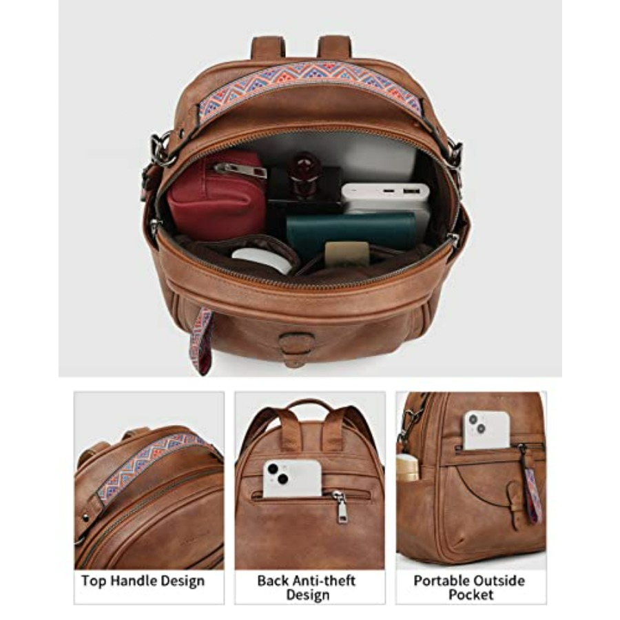 Mini Backpack Purse for Women, - Mini Backpack Purse ulasan dan harga
