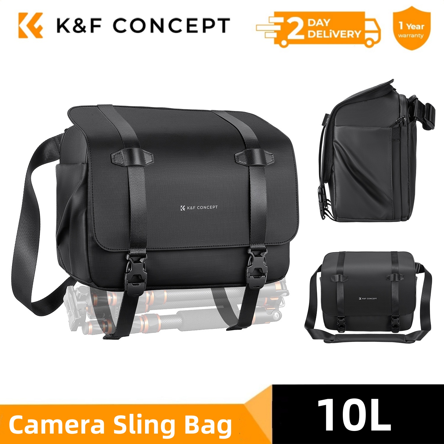 K&F CONCEPT 10L Camera Sling B - Sling Backpack Shoulder ulasan dan harga