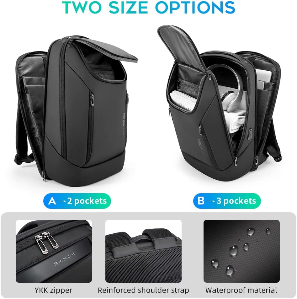 Waterproof Business Backpack w - Laptop Backpack 15.6 ulasan dan harga