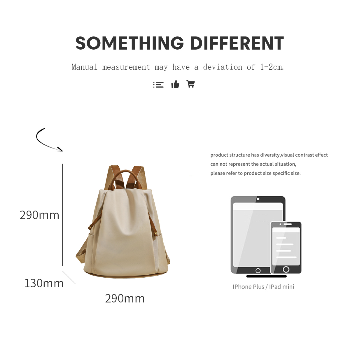 SAFIYA Lady's Backpack Soft Fa - Canvas Backpack Casual ulasan dan harga