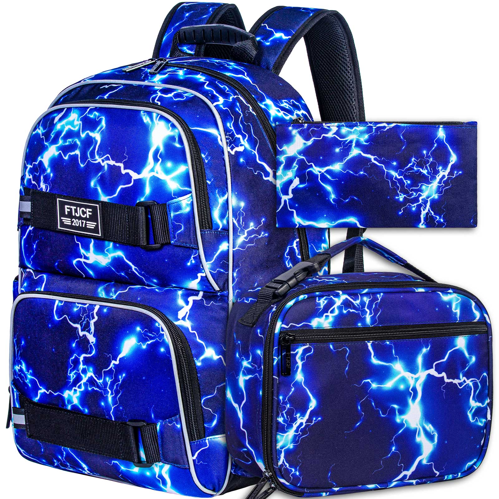 3PCS Lightning boys Backpack,  - School Backpack Teen ulasan dan harga