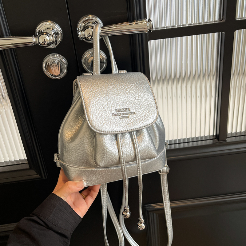 Solid Small String Backpacks P - Leather Backpack Vintage ulasan dan harga