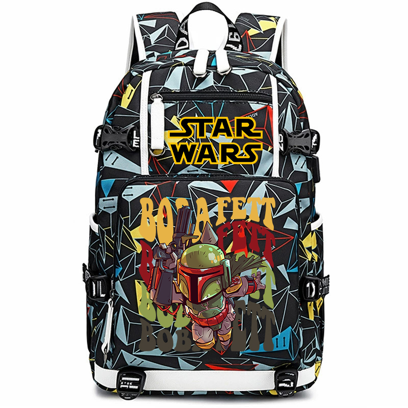 Star Wars Boba Fett Print Stud - School Backpack Teen ulasan dan harga