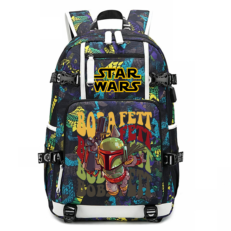 Star Wars Boba Fett Print Stud - School Backpack Teen ulasan dan harga