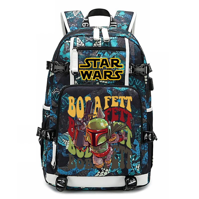 Star Wars Boba Fett Print Stud - School Backpack Teen ulasan dan harga