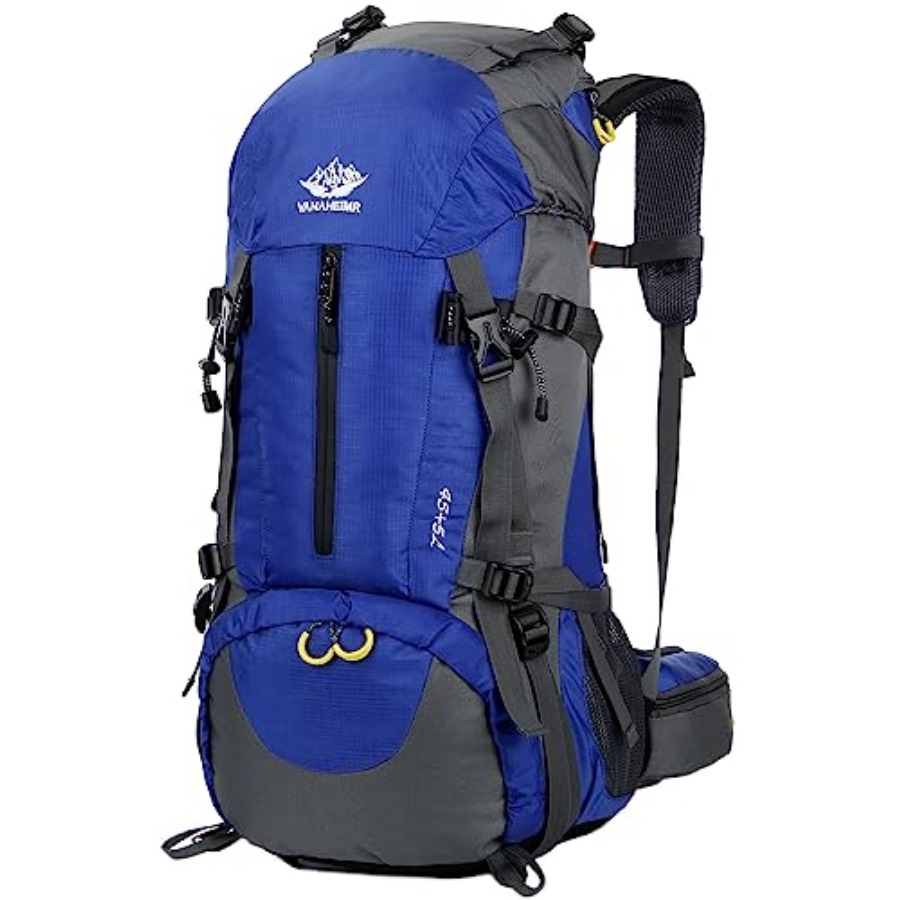 50L Hiking Backpack Men Campin - Rain Cover Backpack ulasan dan harga