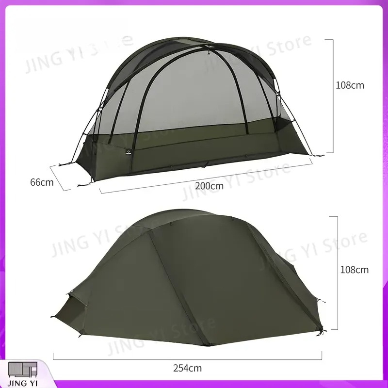 1 Person Camping Tent Outdoor  - Hiking Backpack Waterproof ulasan dan harga