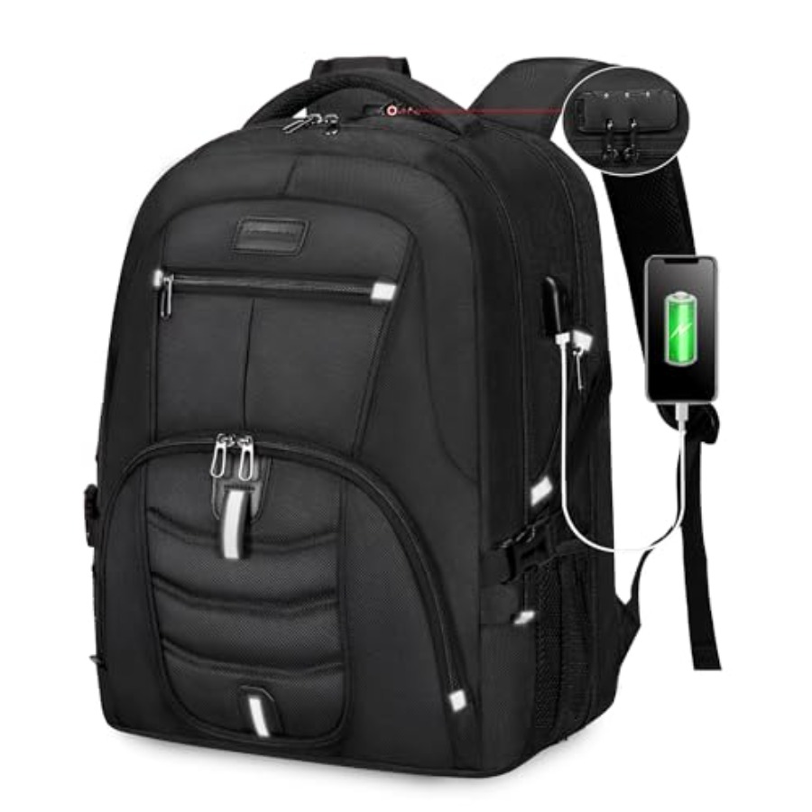 Travel Laptop Backpack Waterpr - Travel Backpack Anti Theft ulasan dan harga